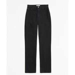 Abercrombie & Fitch Black Straight Leg Women's Jeans